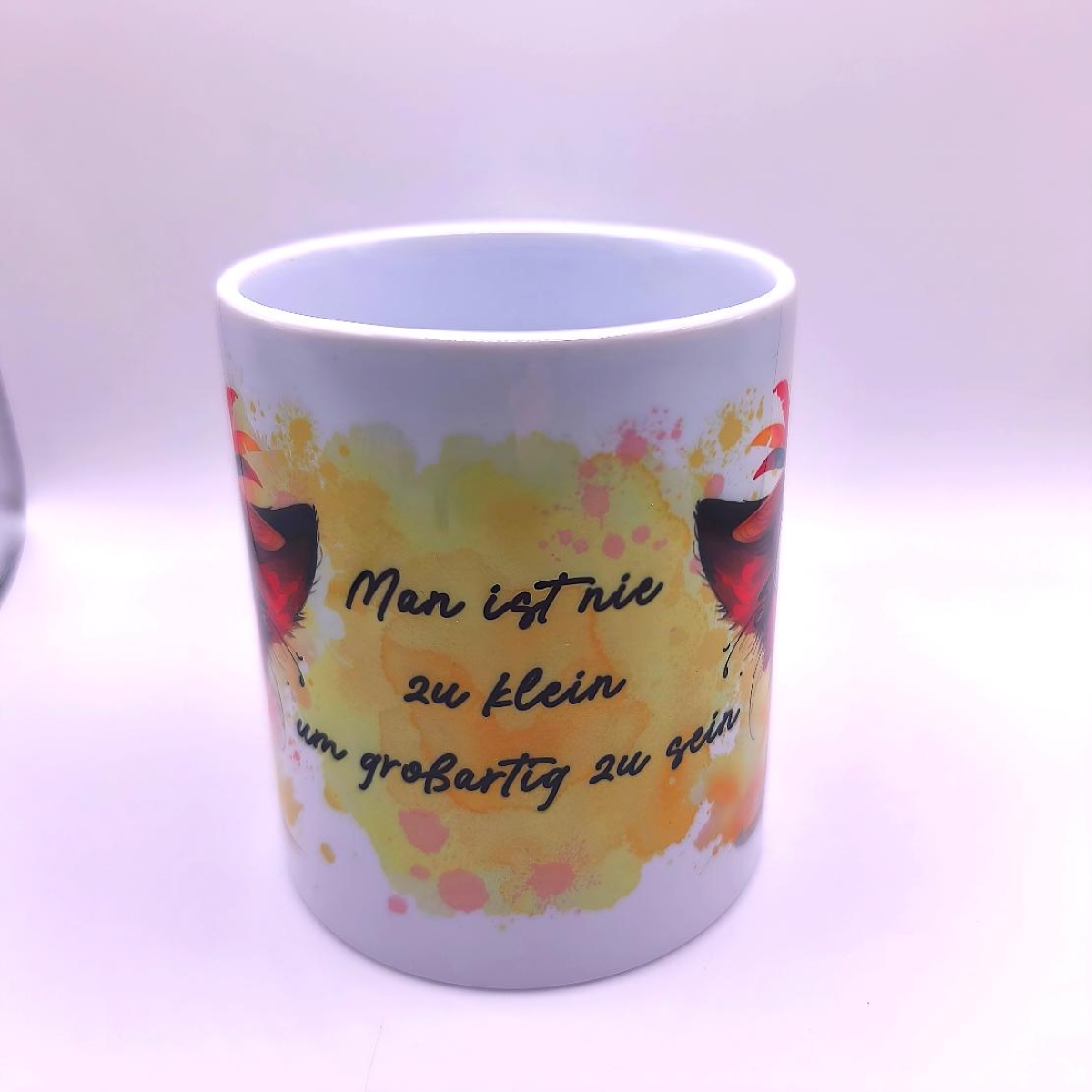 Tasse mit kleinem Hund